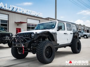 Jeep Wrangler JL Fender Flares - Fab Fours - Front - Gill Box For Base System Jeep Wrangler JL Fender Flares - Fab Fours - Front - Gill Box For Base System